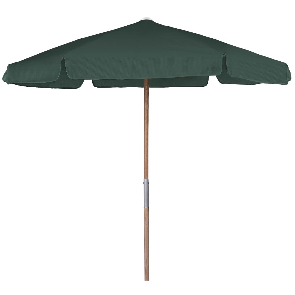 Fiberbuilt Umbrellas & Cushions 7BPU-6R-WDO-TX-Forest Green 7.5